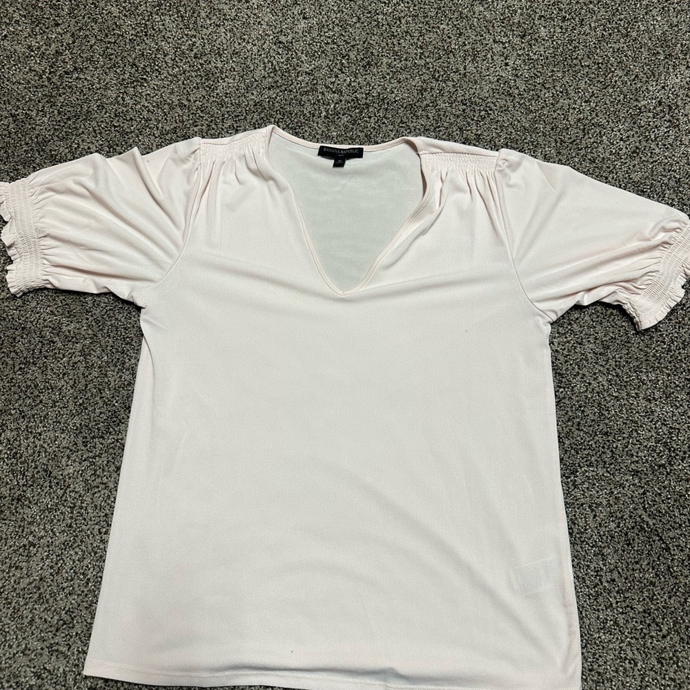 Elegant Light Pink Banana Republic Women's Top